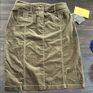 INC International Concepts Olive Pencil Skirt